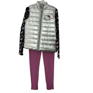 Hello Kitty 3pc set - top, pants, and vest
